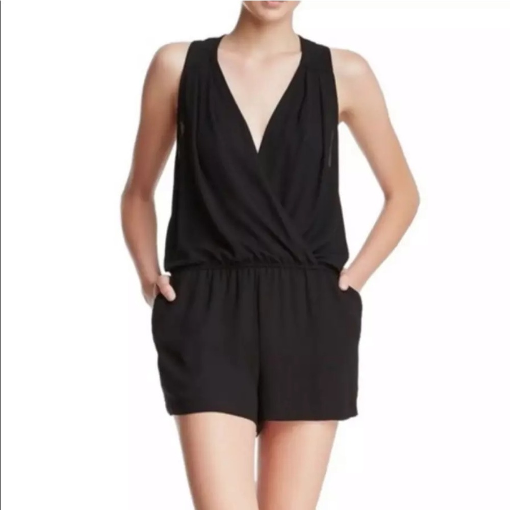 BCBGMAXAZRIA Thalia Pleat Romper